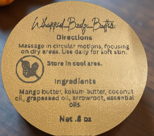 Whipped Body Butter - Tree Nut Free